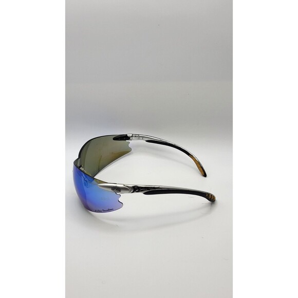 HARLEY DAVIDSON Biker Gray Riding Sunglasses  Mirror Blue Lens  B -D Z87+ - Picture 2 of 9